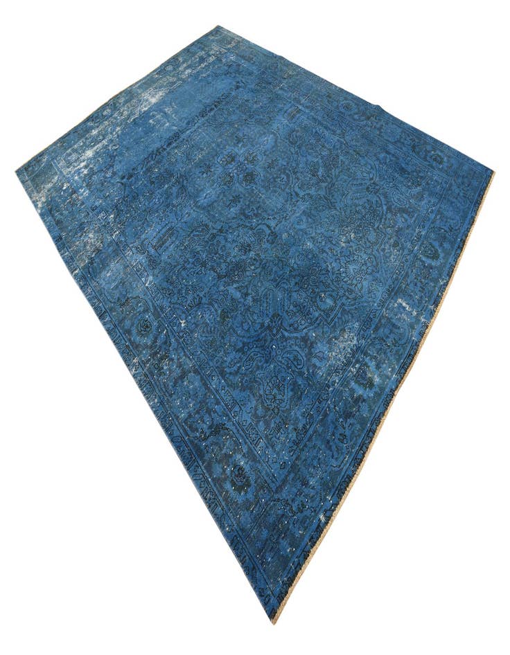 Detail image of  8' 1 x 10' 6  Hand Knotted Ultra Vintage Persian Wool Rug