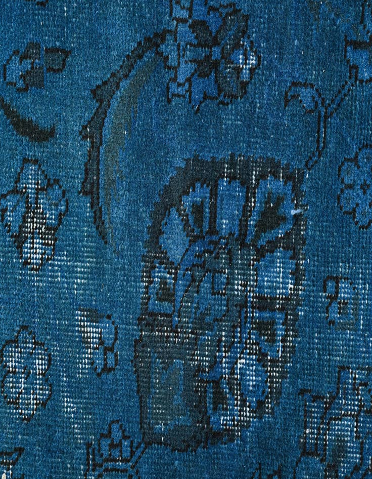 Detail image of  10' x 12' 7  Hand Knotted Ultra Vintage Persian Wool Rug