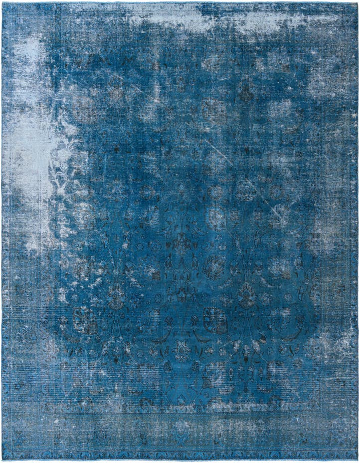  10' x 12' 7  Hand Knotted Ultra Vintage Persian W...