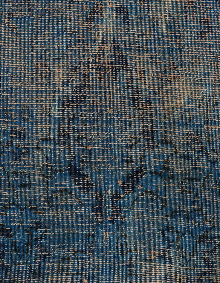 Detail image of  7' 10 x 11' 5  Hand Knotted Ultra Vintage Persian Wool Rug