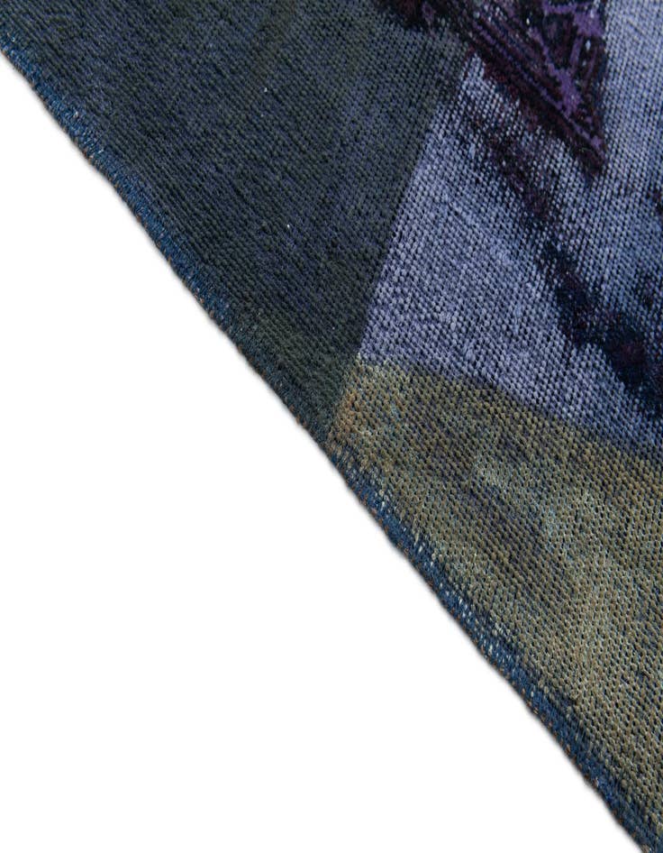 Detail image of  3' 9 x 4' 10  Hand Knotted Ultra Vintage Persian Wool Rug