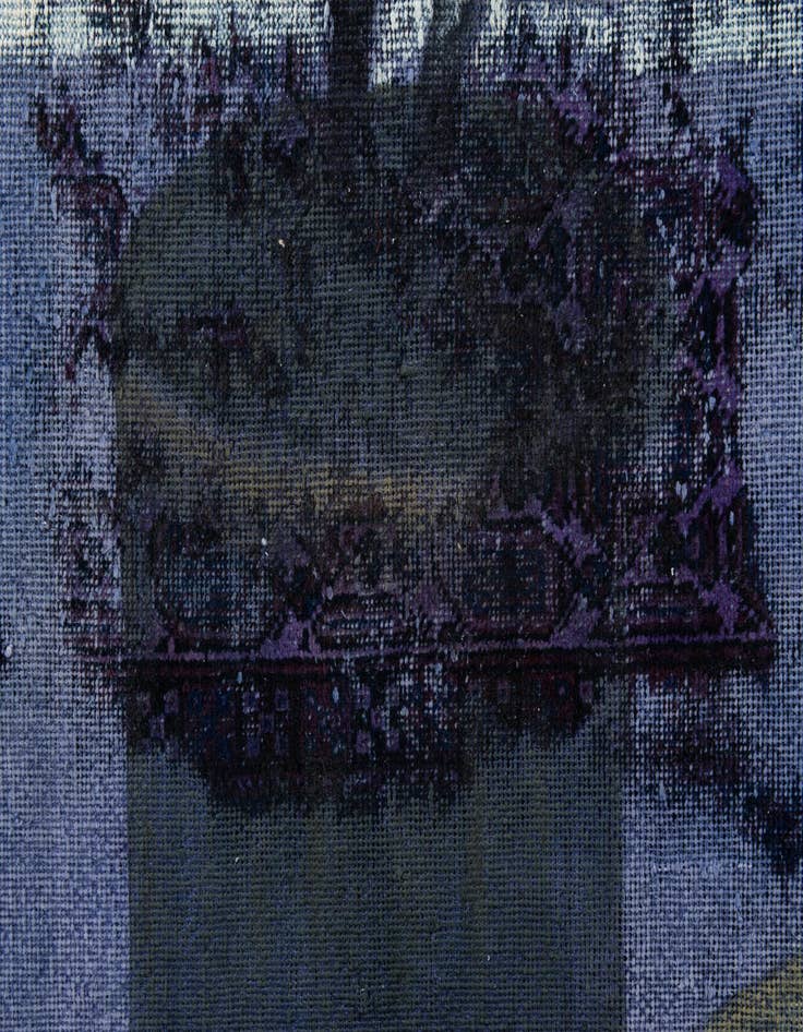 Detail image of  3' 9 x 4' 10  Hand Knotted Ultra Vintage Persian Wool Rug