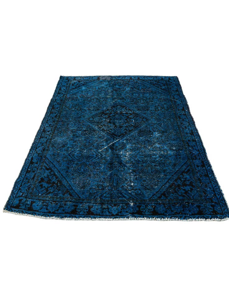 Detail image of  4' 3 x 6' 4  Hand Knotted Ultra Vintage Persian Wool Rug