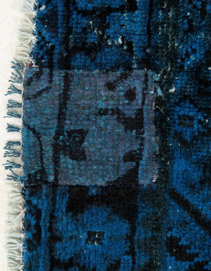 Detail image of  4' 3 x 6' 4  Hand Knotted Ultra Vintage Persian Wool Rug