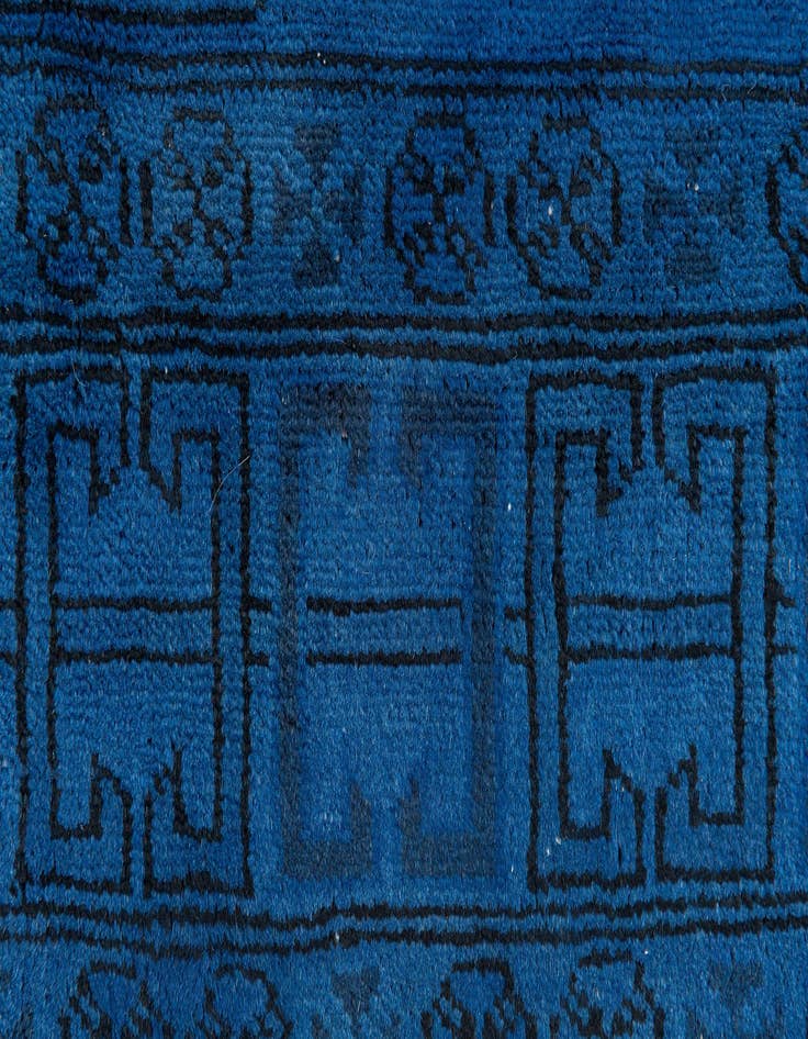 Detail image of  4' 1 x 5' 9  Hand Knotted Ultra Vintage Persian Wool Rug