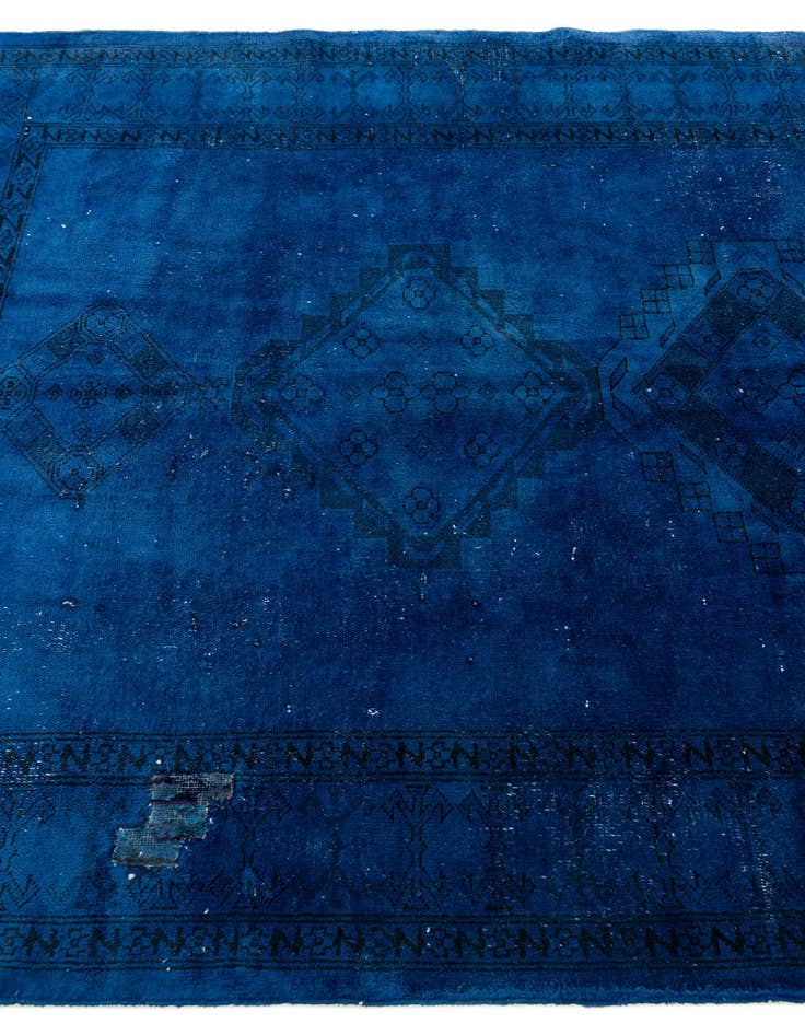 Detail image of  4' 3 x 6' 2  Hand Knotted Ultra Vintage Persian Wool Rug