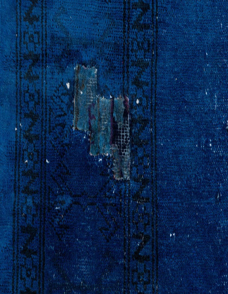 Detail image of  4' 3 x 6' 2  Hand Knotted Ultra Vintage Persian Wool Rug