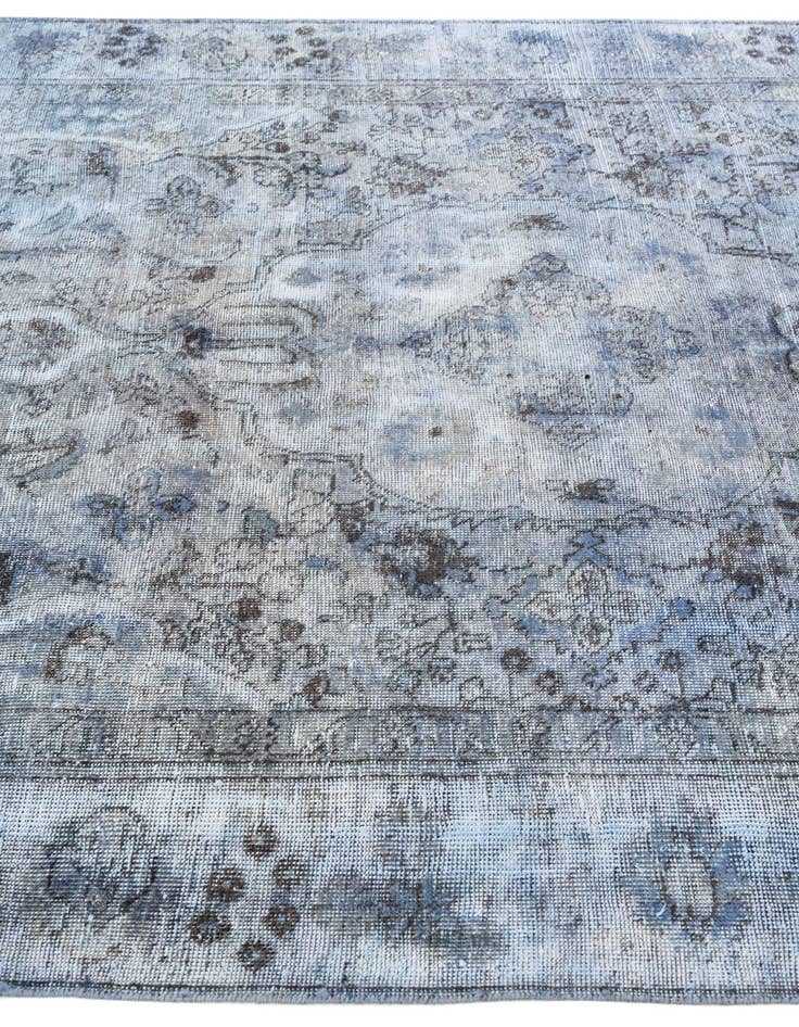 Detail image of  6' x 9' 8  Hand Knotted Ultra Vintage Persian Wool Rug