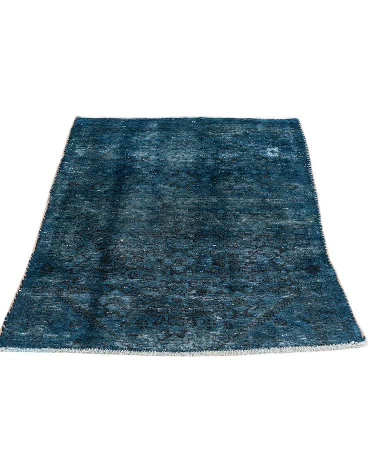 Detail image of  3' 5 x 4' 10  Hand Knotted Ultra Vintage Persian Wool Rug