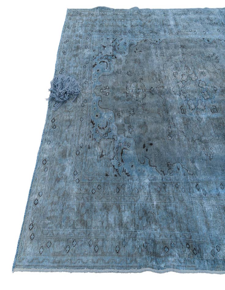 Detail image of  6' 4 x 9' 5  Hand Knotted Ultra Vintage Persian Wool Rug