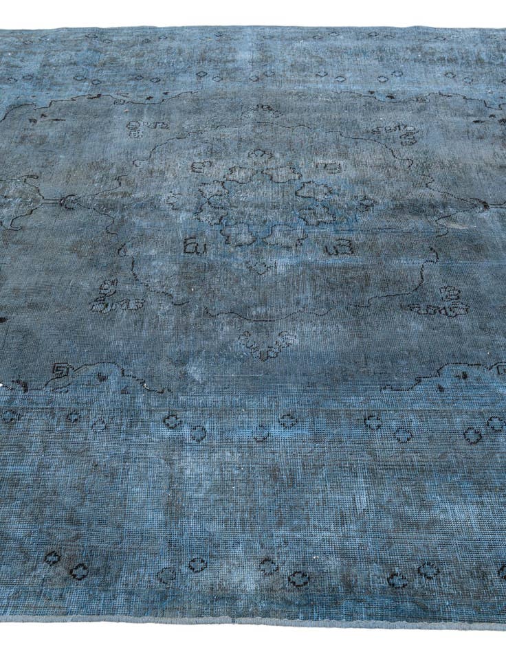 Detail image of  6' 4 x 9' 5  Hand Knotted Ultra Vintage Persian Wool Rug