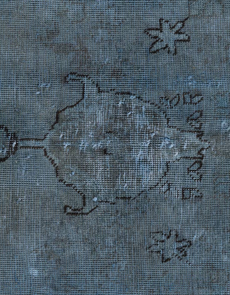 Detail image of  6' 4 x 9' 5  Hand Knotted Ultra Vintage Persian Wool Rug