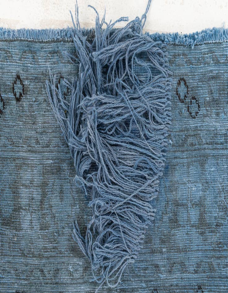 Detail image of  6' 4 x 9' 5  Hand Knotted Ultra Vintage Persian Wool Rug