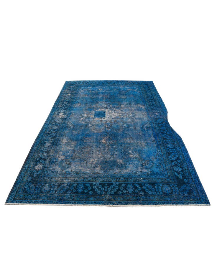 Detail image of  6' 5 x 9' 2  Hand Knotted Ultra Vintage Persian Wool Rug