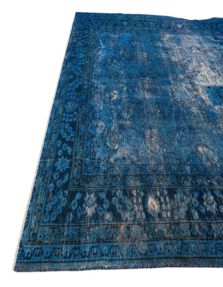 Detail image of  6' 5 x 9' 2  Hand Knotted Ultra Vintage Persian Wool Rug