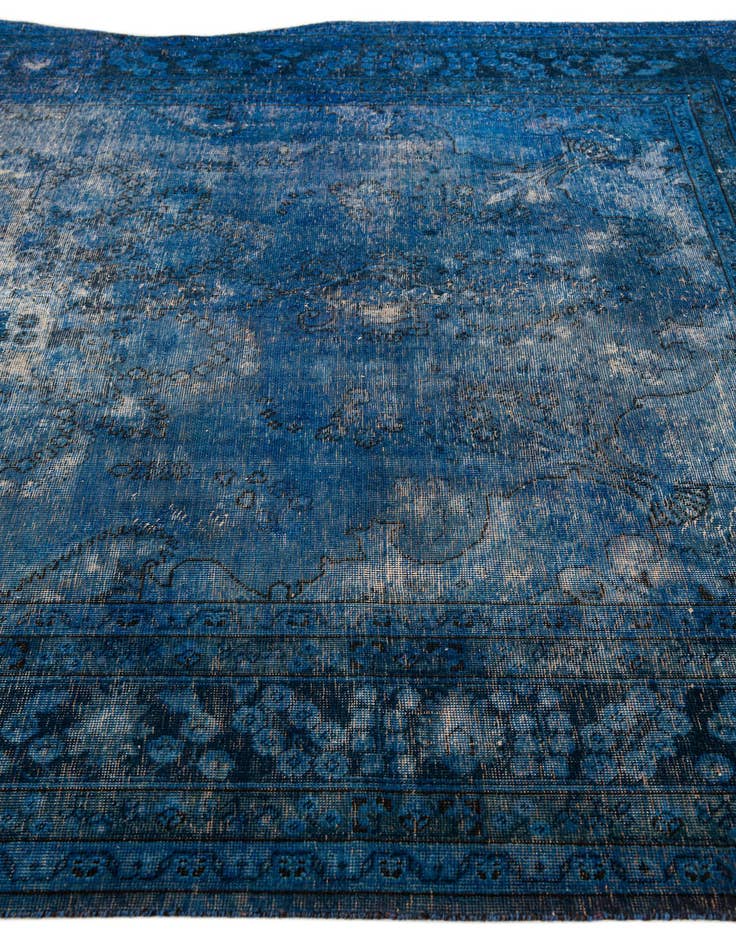 Detail image of  6' 5 x 9' 2  Hand Knotted Ultra Vintage Persian Wool Rug
