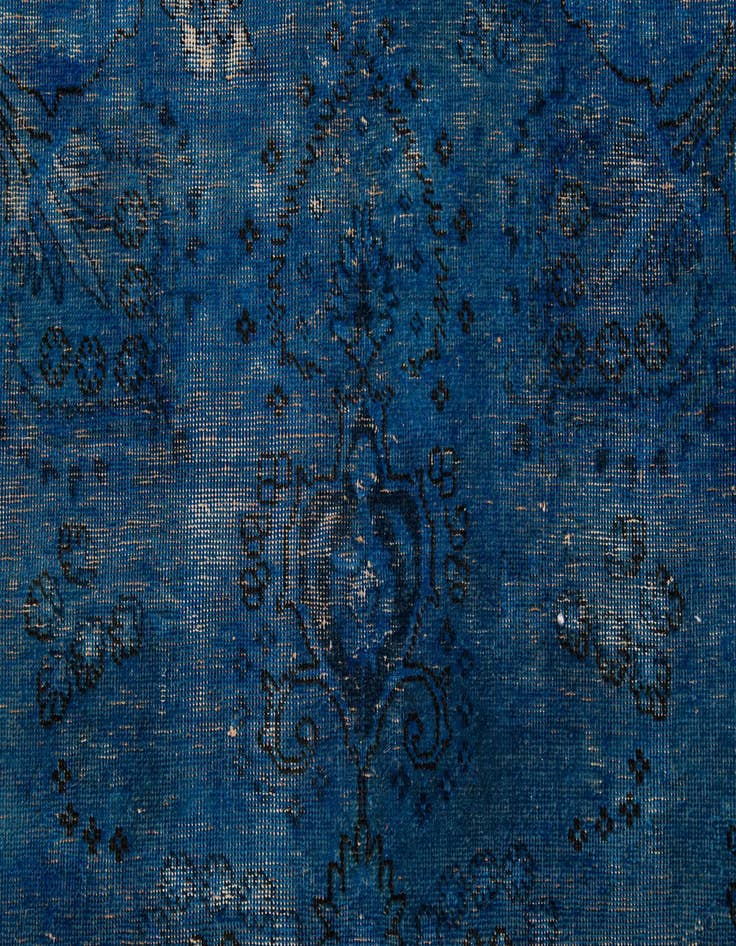 Detail image of  6' 5 x 9' 2  Hand Knotted Ultra Vintage Persian Wool Rug