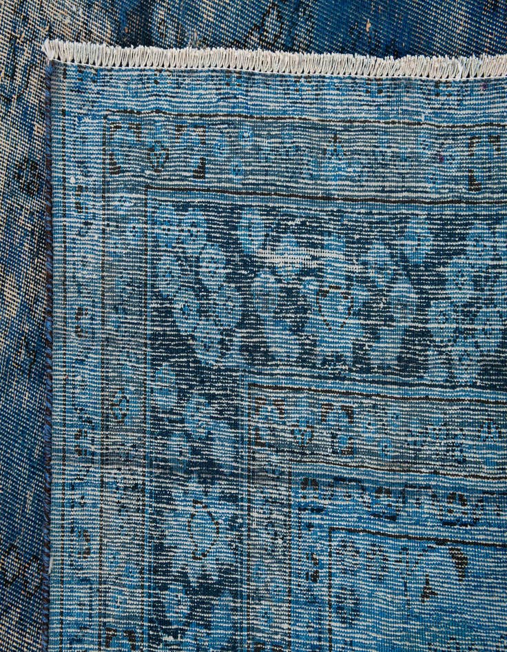 Detail image of  6' 5 x 9' 2  Hand Knotted Ultra Vintage Persian Wool Rug