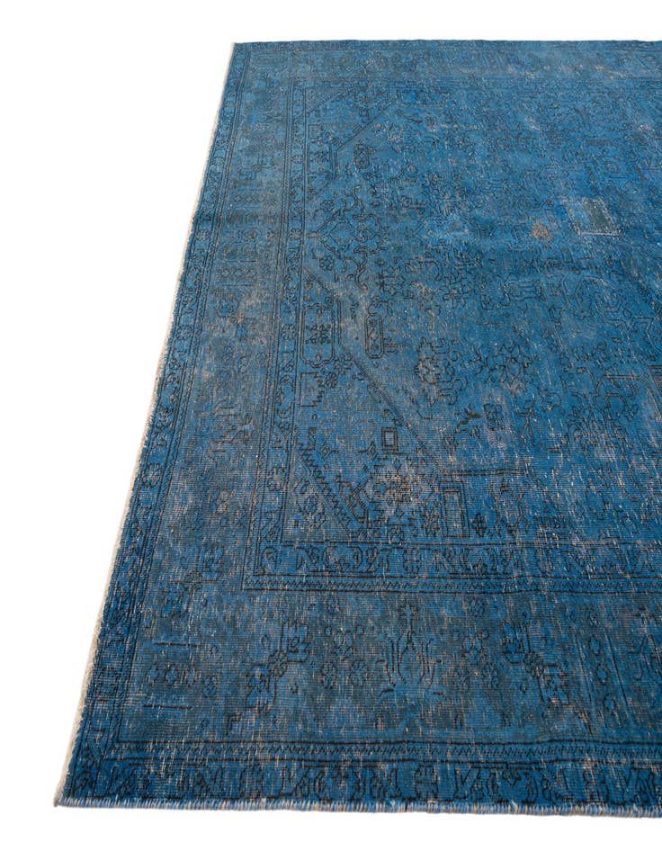 Detail image of  6' 8 x 9' 4  Hand Knotted Ultra Vintage Persian Wool Rug
