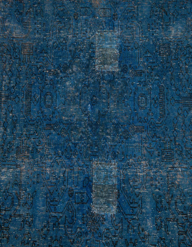 Detail image of  6' 8 x 9' 4  Hand Knotted Ultra Vintage Persian Wool Rug