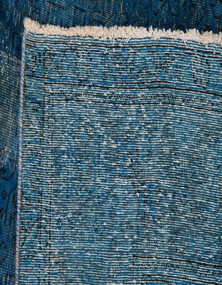 Detail image of  6' 8 x 9' 4  Hand Knotted Ultra Vintage Persian Wool Rug
