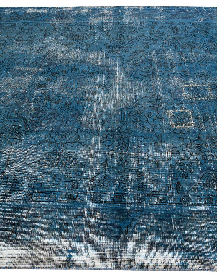 Detail image of  6' 7 x 9' 6  Hand Knotted Ultra Vintage Persian Wool Rug