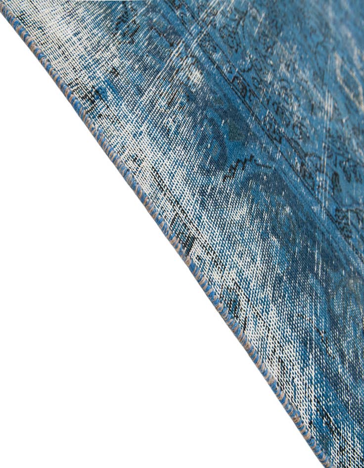 Detail image of  6' 7 x 9' 6  Hand Knotted Ultra Vintage Persian Wool Rug