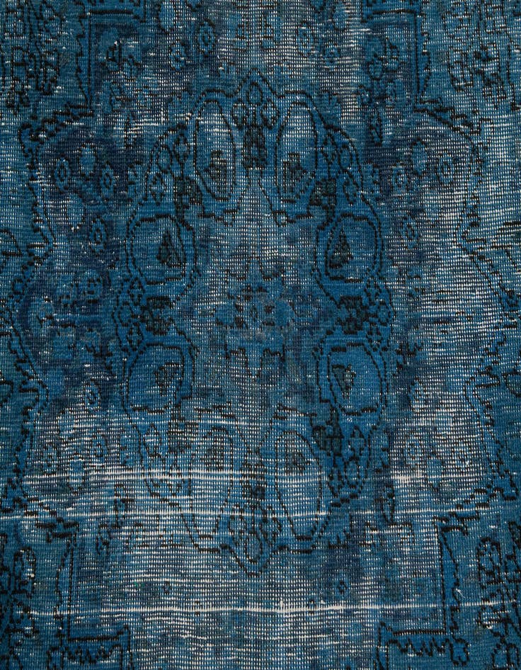 Detail image of  6' 7 x 9' 6  Hand Knotted Ultra Vintage Persian Wool Rug