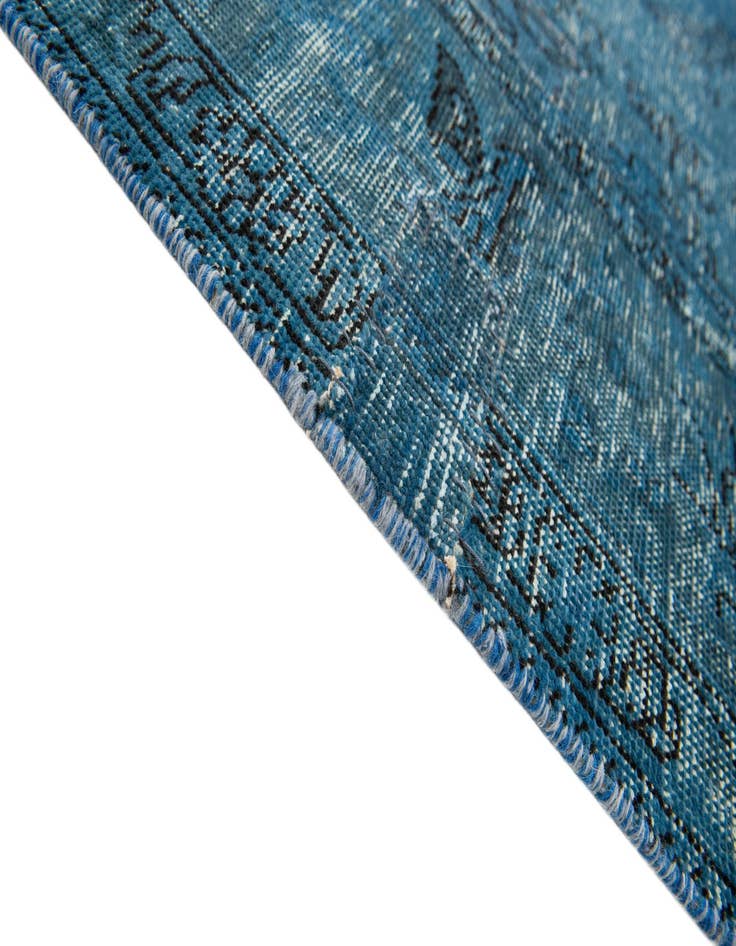 Detail image of  6' 8 x 9' 6  Hand Knotted Ultra Vintage Persian Wool Rug