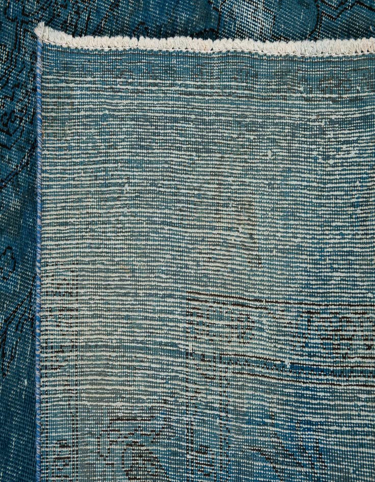 Detail image of  6' 8 x 9' 6  Hand Knotted Ultra Vintage Persian Wool Rug