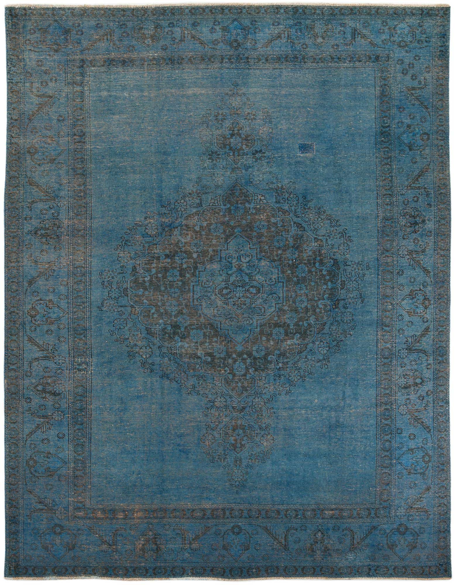 Primary image  9' 7 x 12' 7  Hand Knotted Ultra Vintage Persian Wool Rug