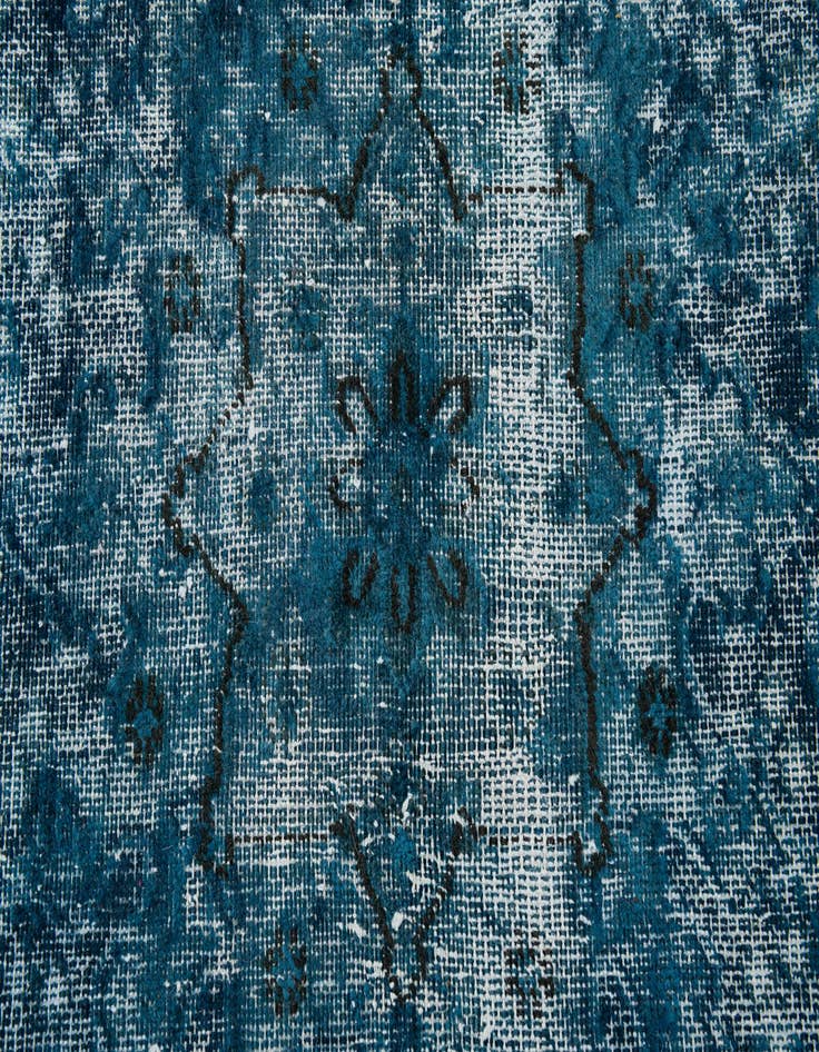 Detail image of  9' x 12'  Hand Knotted Ultra Vintage Persian Wool Rug