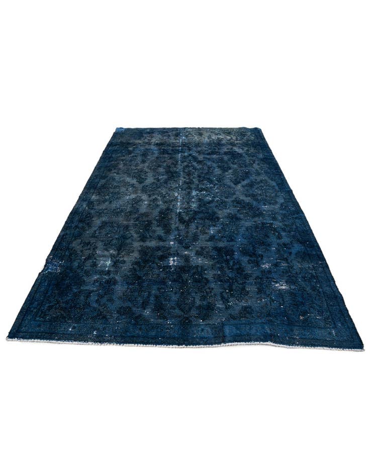 Detail image of  5' 7 x 8' 2  Hand Knotted Ultra Vintage Persian Wool Rug