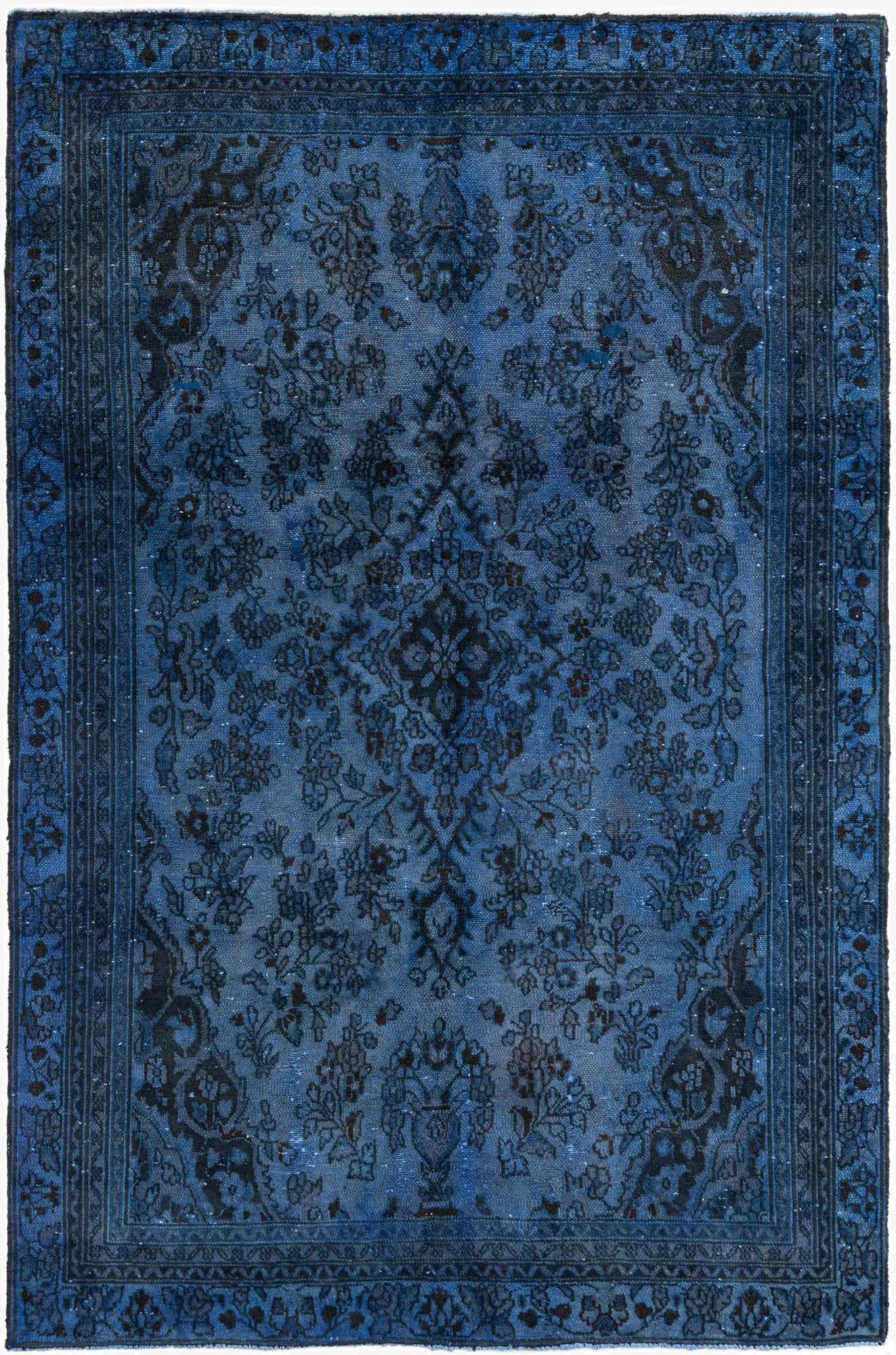  6' x 9'  Hand Knotted Ultra Vintage Persian Wool Rug