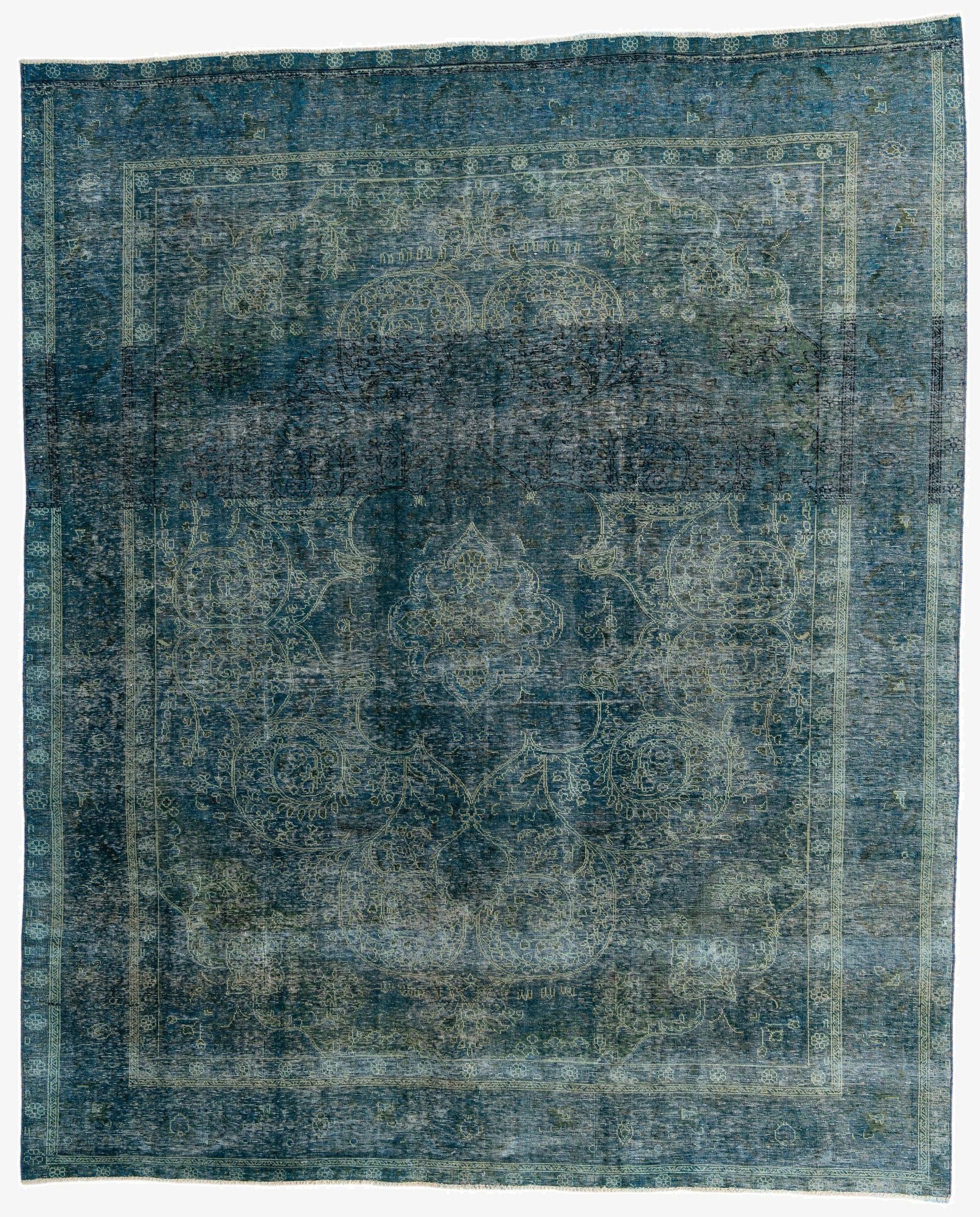  10' x 12'  Hand Knotted Ultra Vintage Persian Wool Rug