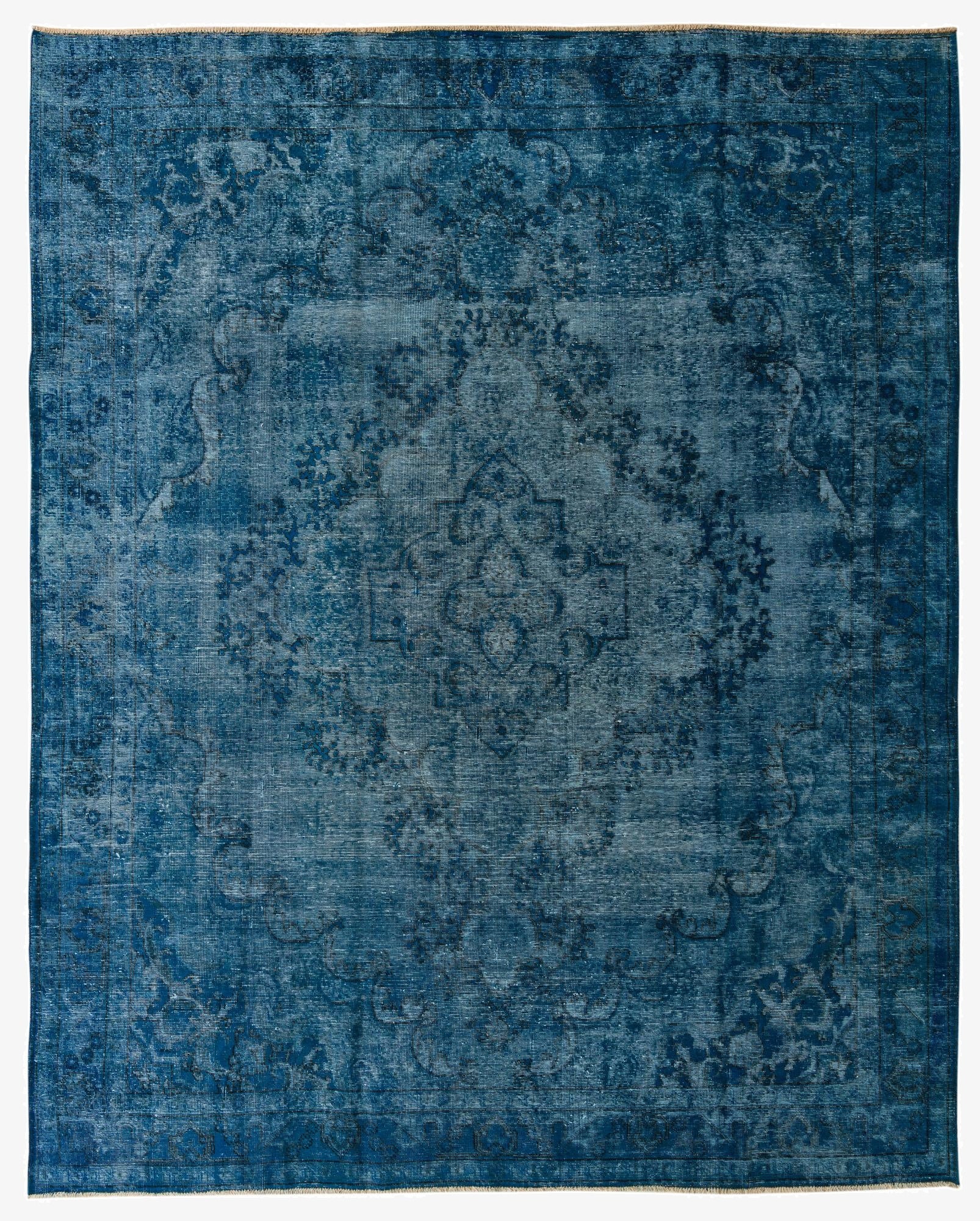  9' 7 x 12'  Hand Knotted Ultra Vintage Persian Wool Rug