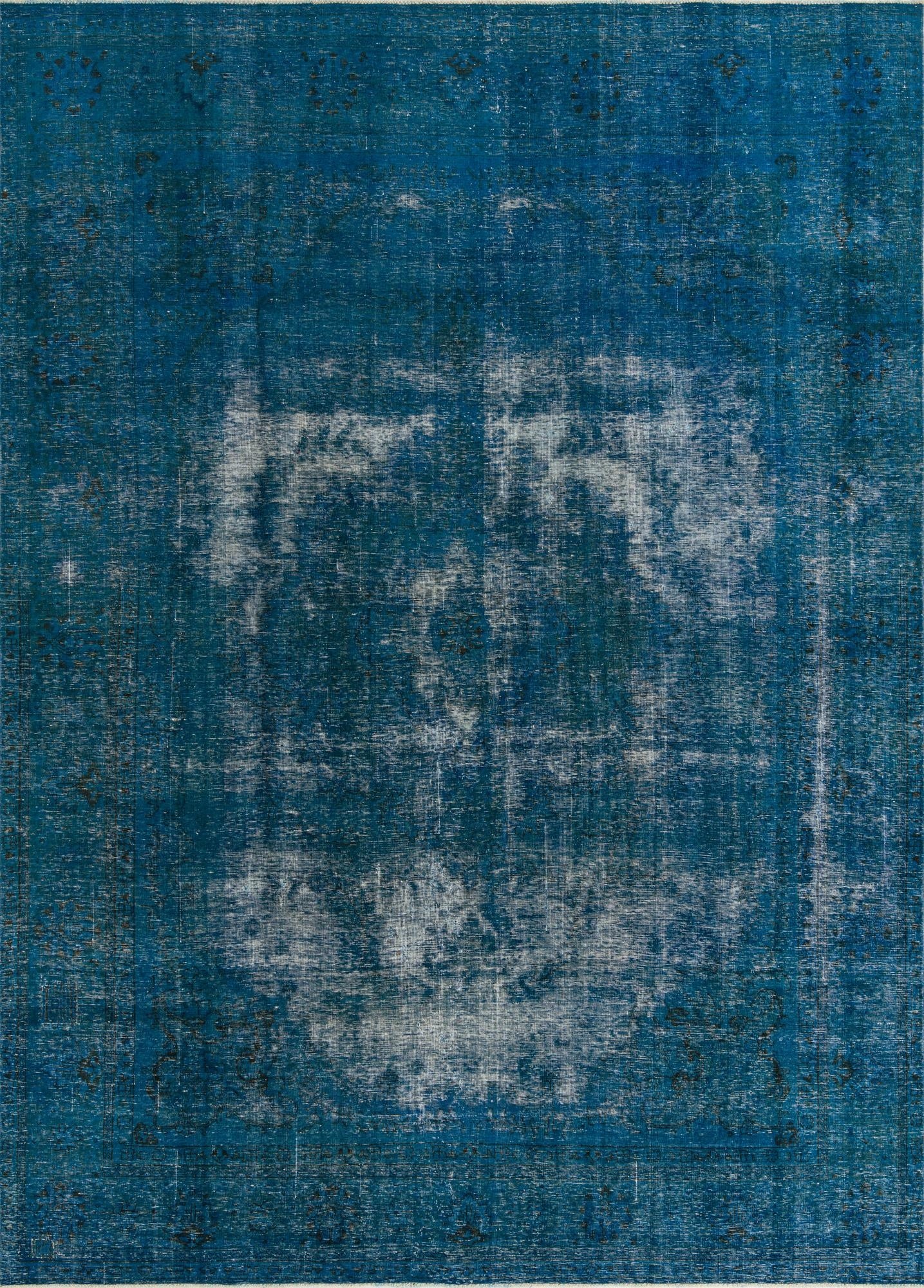  9' 7 x 13' 2  Hand Knotted Ultra Vintage Persian Wool Rug