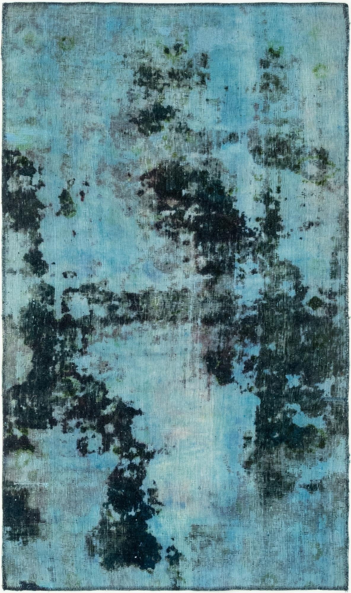  3' 8 x 6' 4  Hand Knotted Ultra Vintage Persian Wool Rug