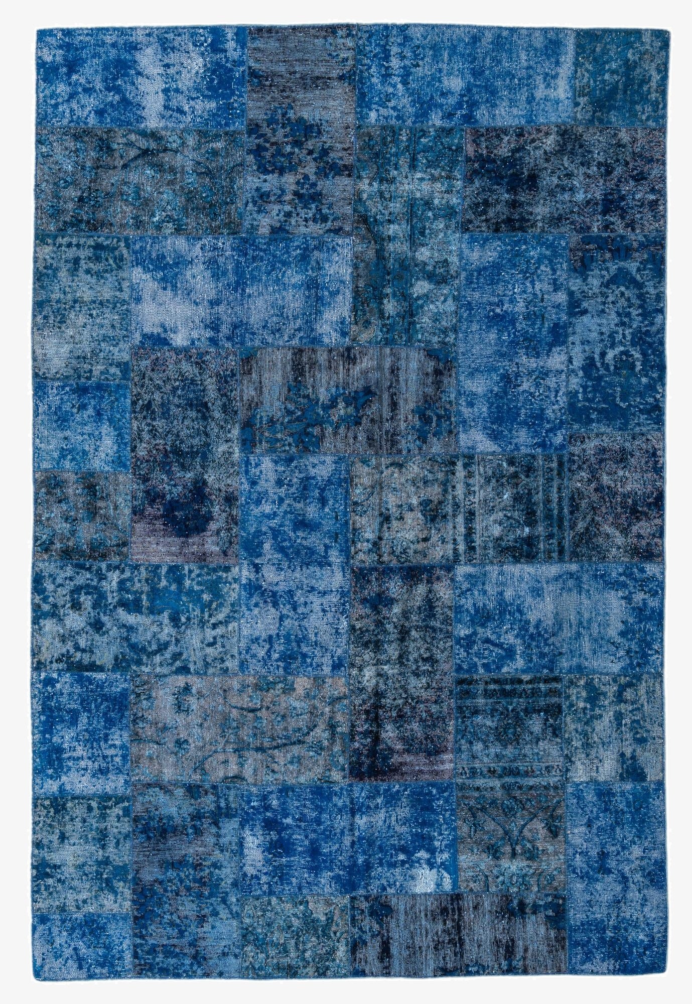  6' 8 x 10' 1  Hand Knotted Ultra Vintage Persian Wool Rug