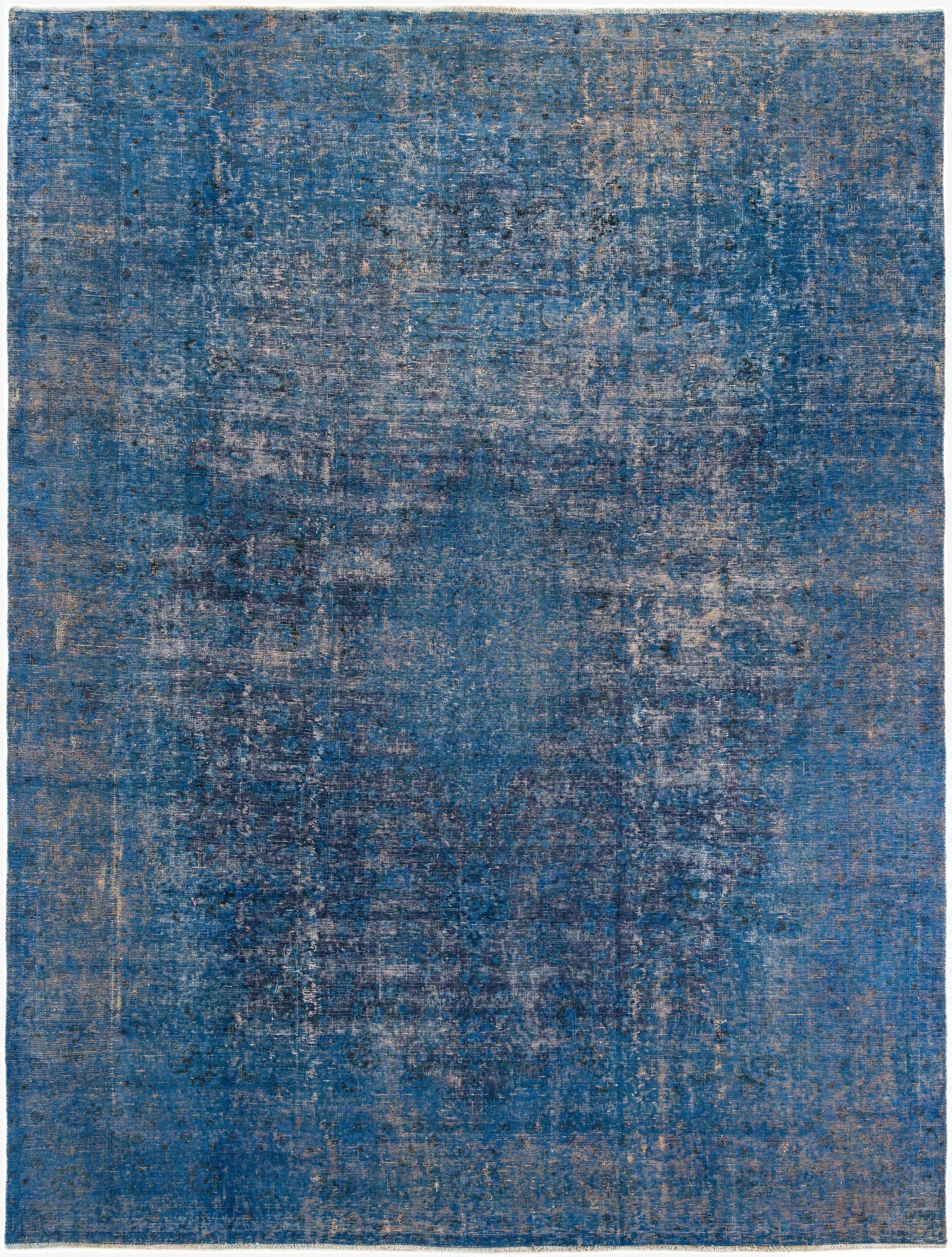  9' 4 x 11' 6  Hand Knotted Ultra Vintage Persian Wool Rug