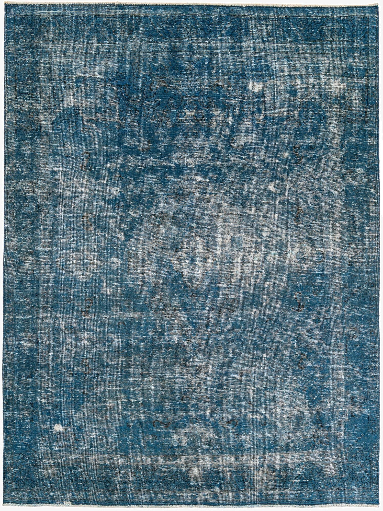  8' 1 x 11' 2  Hand Knotted Ultra Vintage Persian Wool Rug