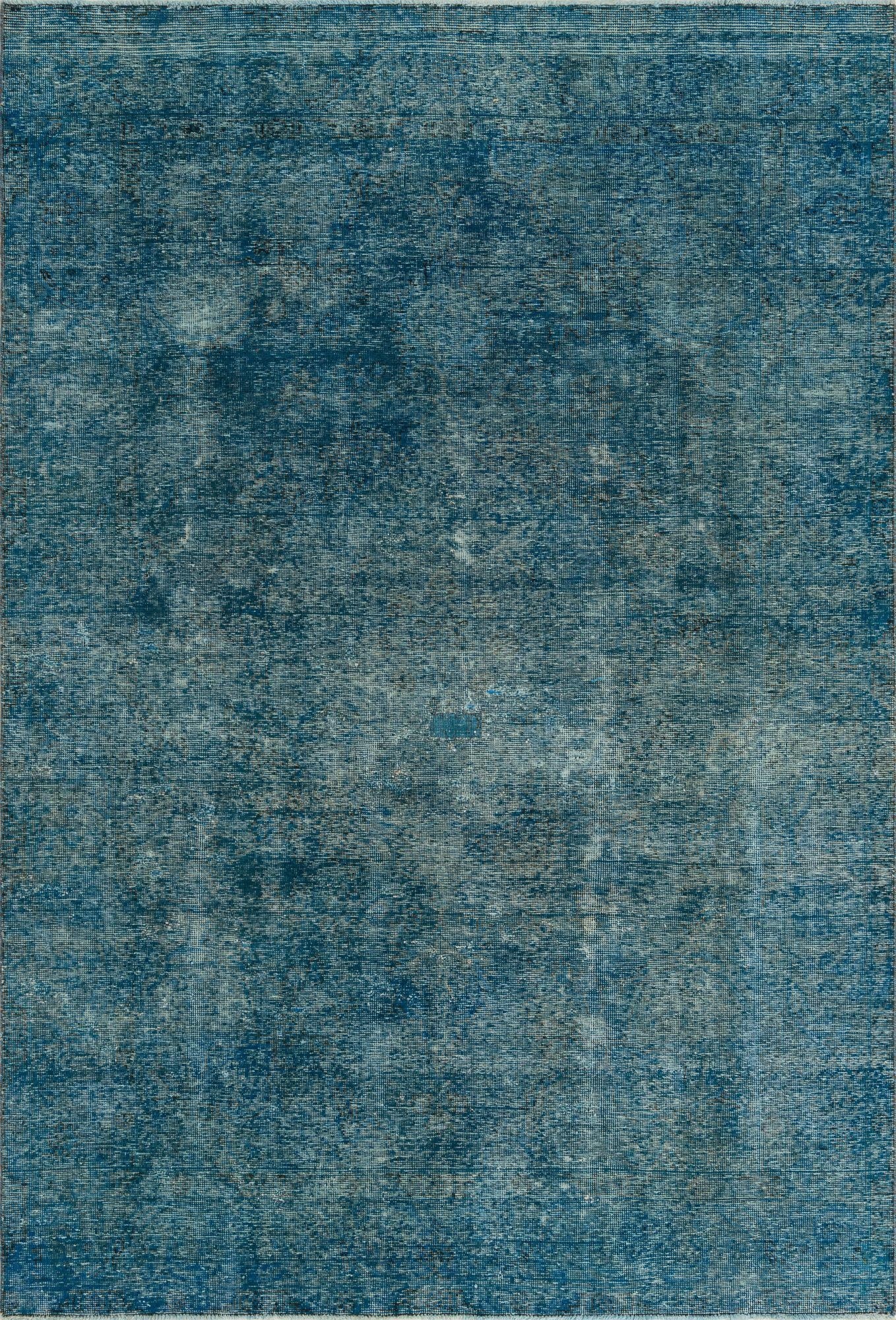  6' 8 x 9' 10  Hand Knotted Ultra Vintage Persian Wool Rug