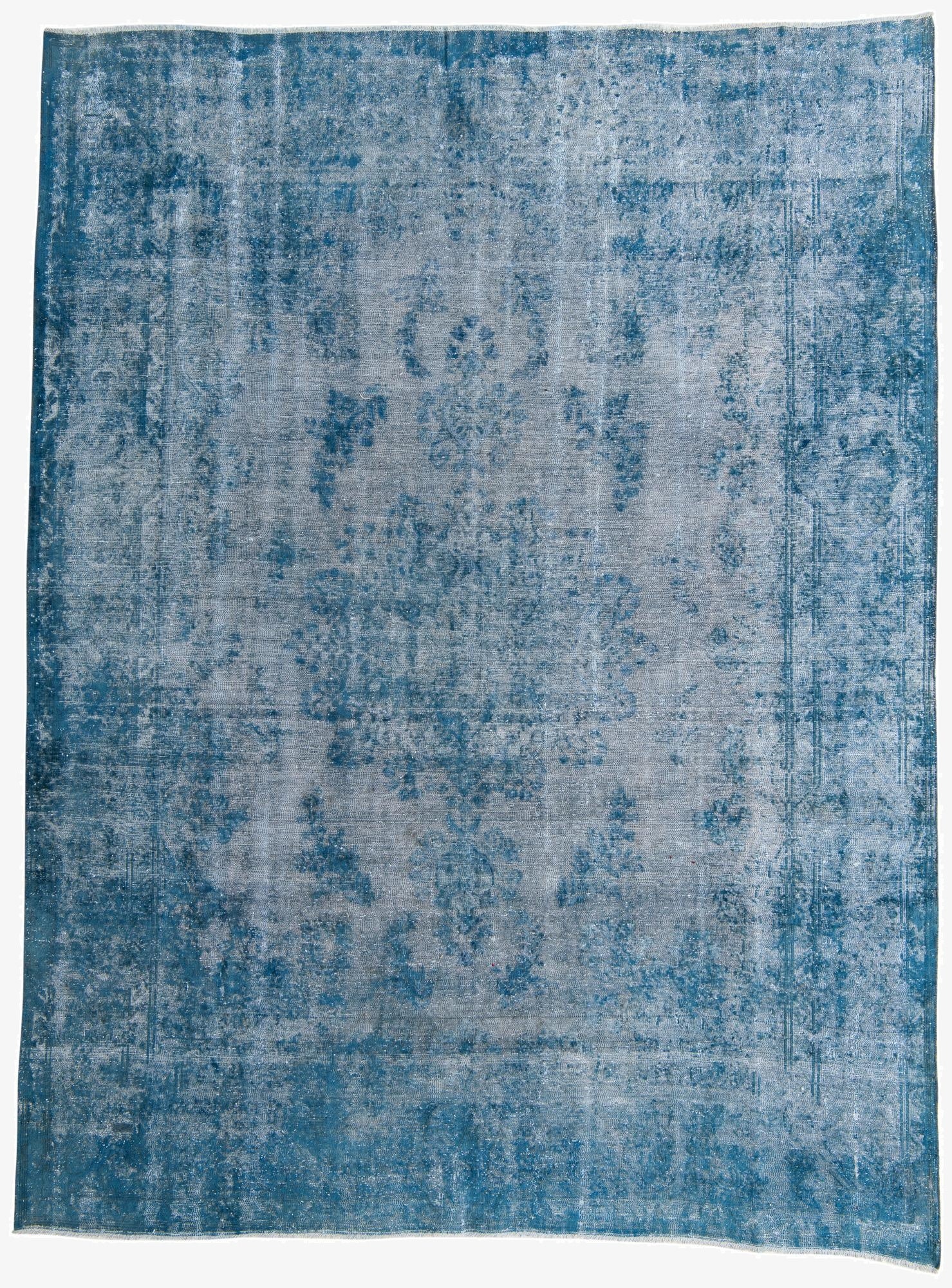  9' 3 x 12' 1  Hand Knotted Ultra Vintage Persian Wool Rug