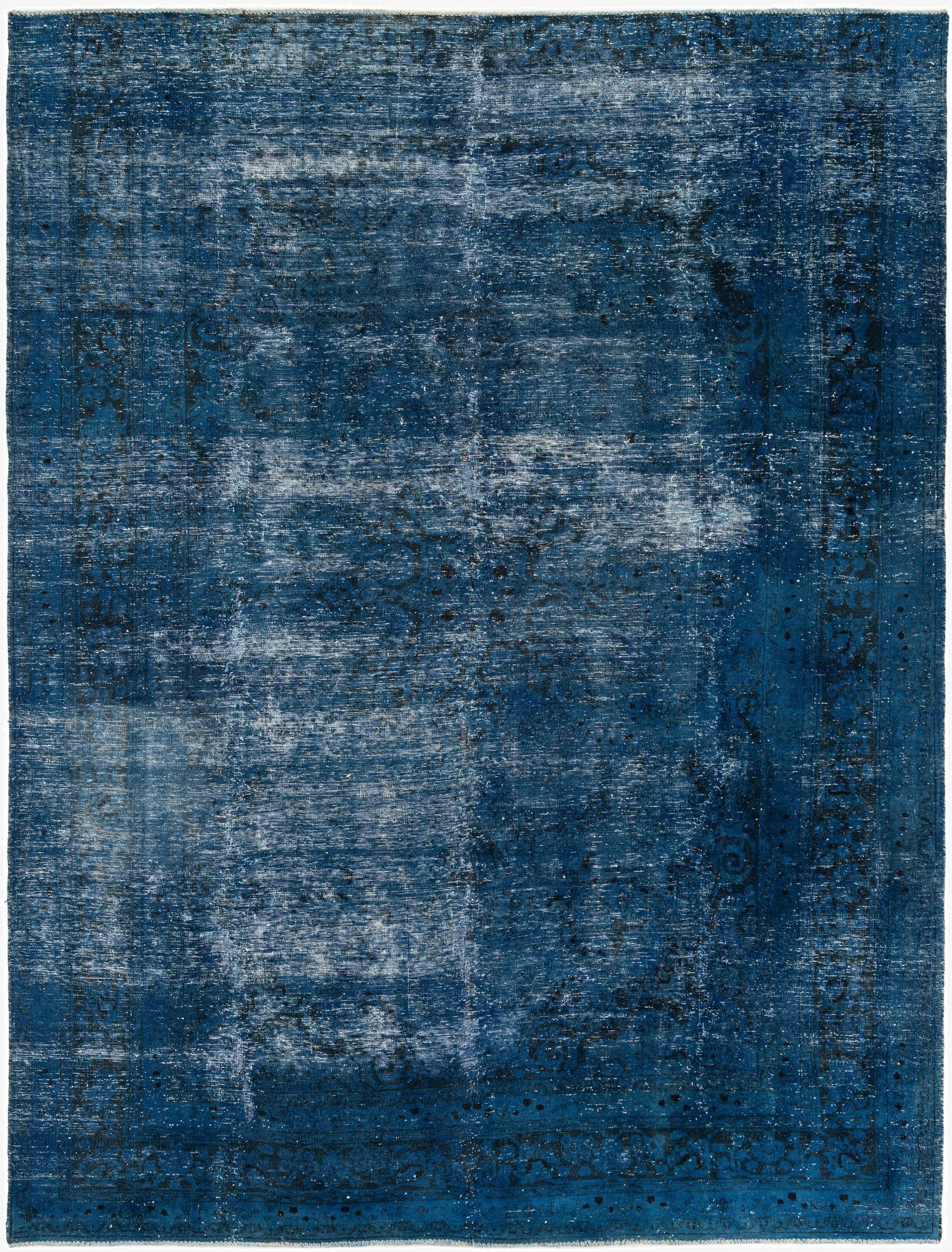  8' 1 x 10' 7  Hand Knotted Ultra Vintage Persian Wool Rug