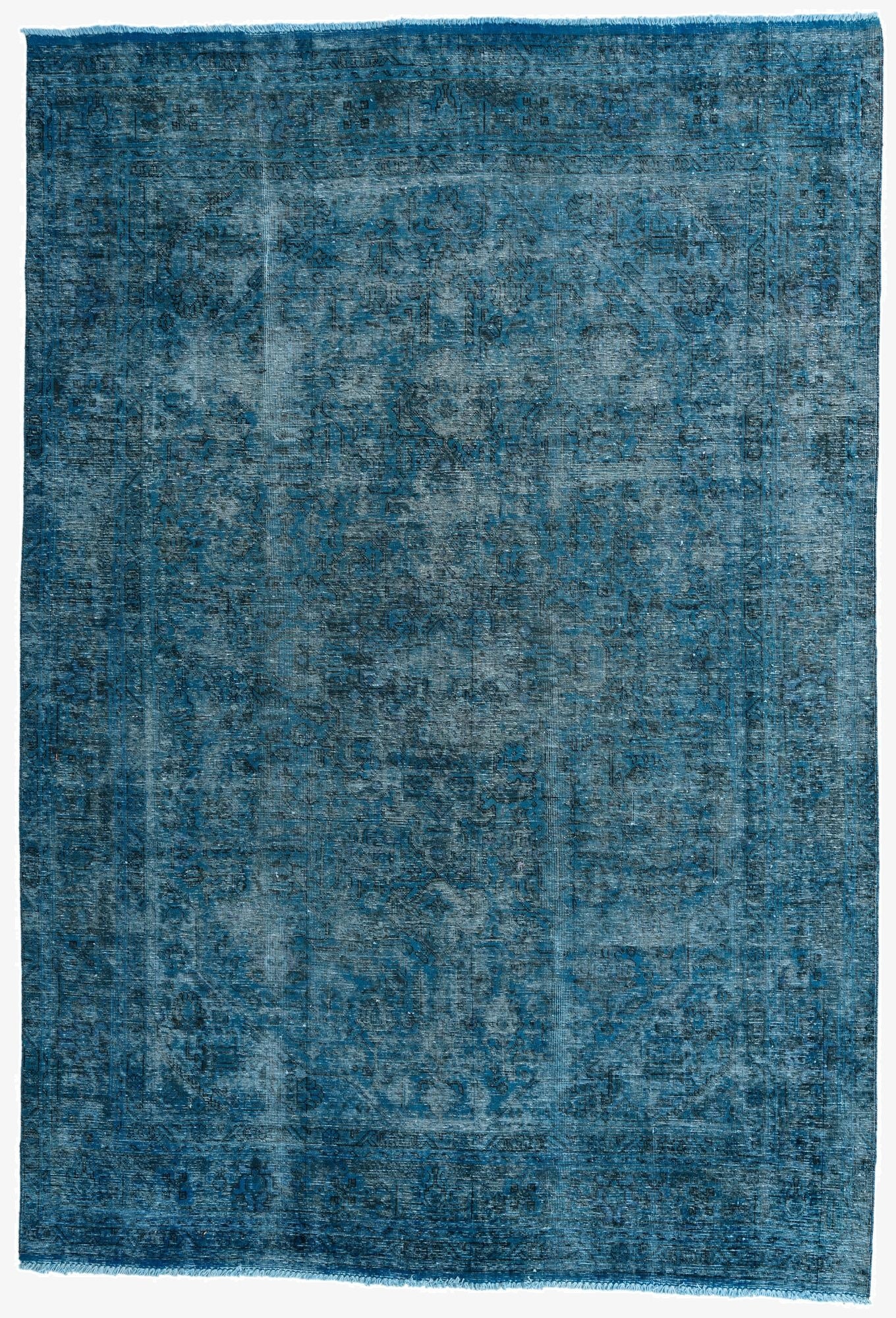  7' 8 x 11' 3  Hand Knotted Ultra Vintage Persian Wool Rug