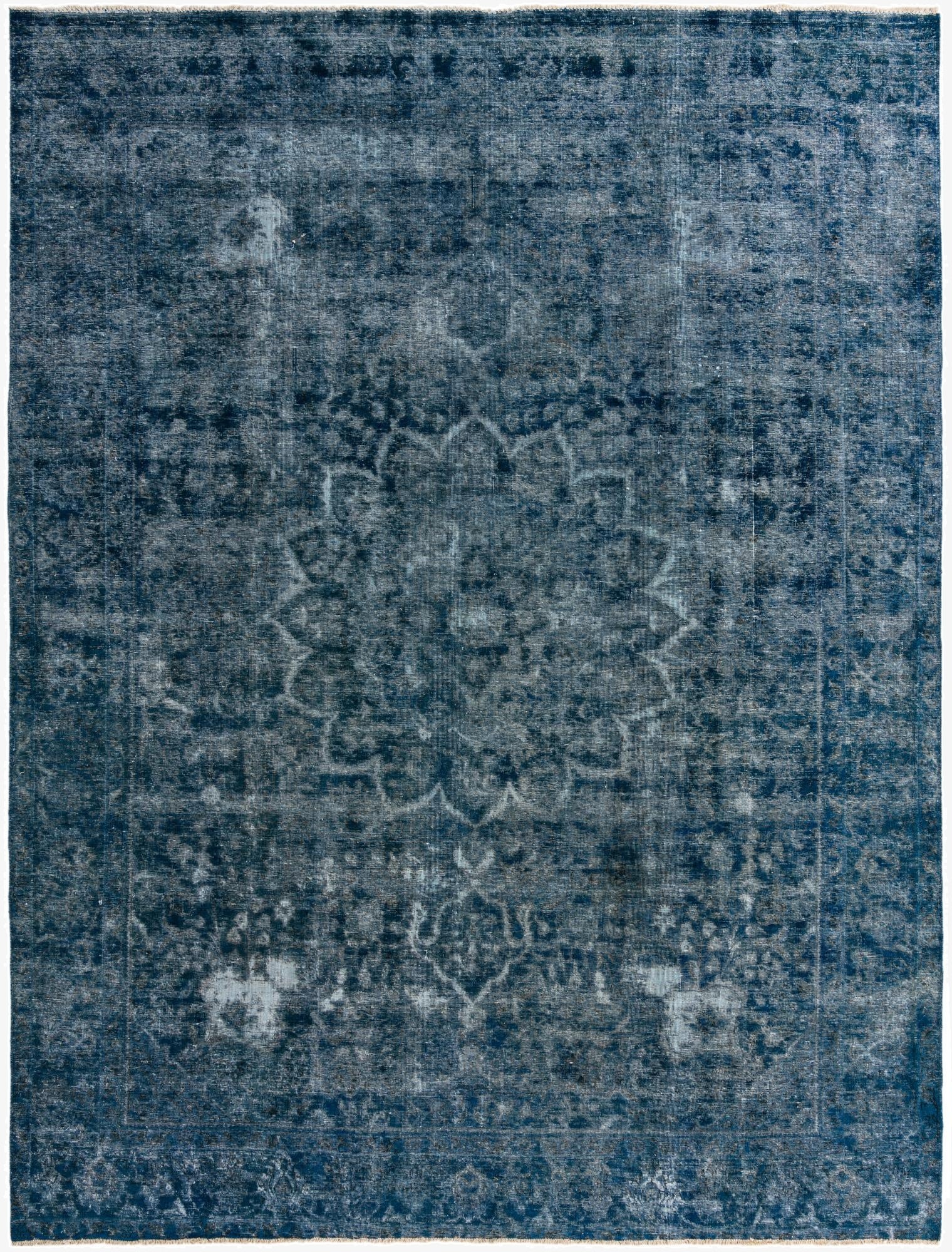  9' 6 x 12' 7  Hand Knotted Ultra Vintage Persian Wool Rug