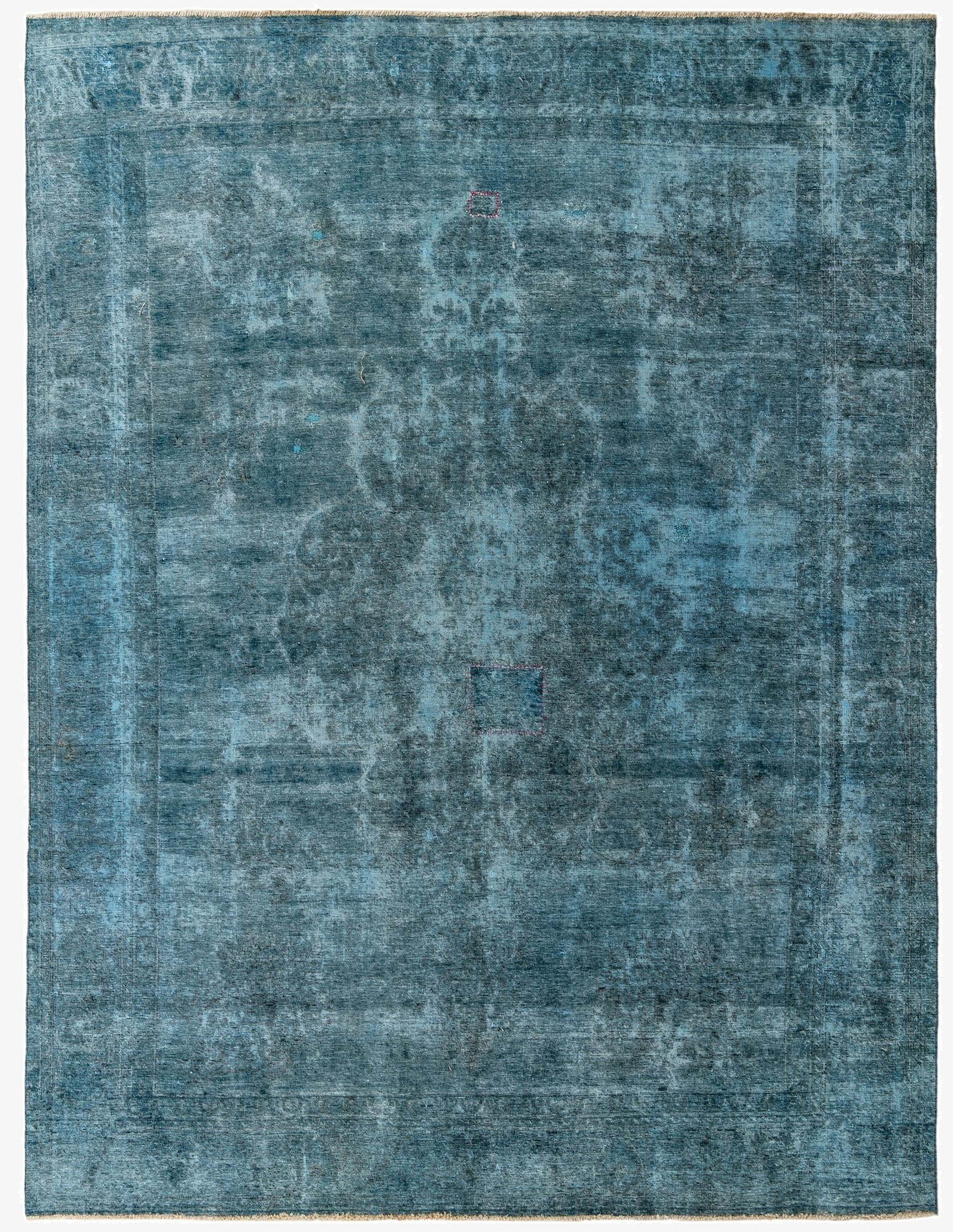  9' 1 x 12'  Hand Knotted Ultra Vintage Persian Wool Rug