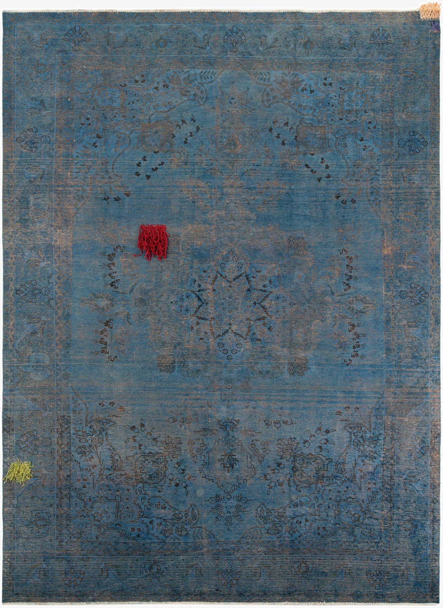  9' 5 x 12' 8  Hand Knotted Ultra Vintage Persian Wool Rug