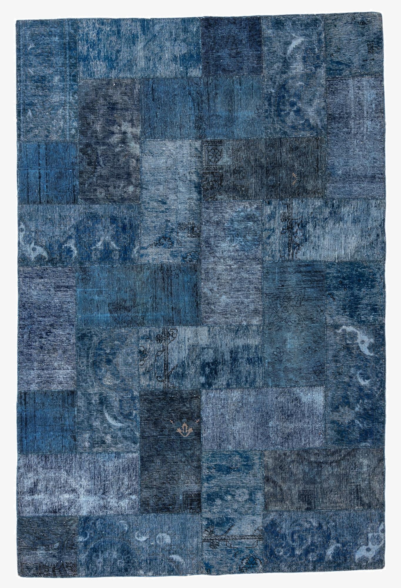  6' 11 x 10' 4  Hand Knotted Ultra Vintage Persian Wool Rug