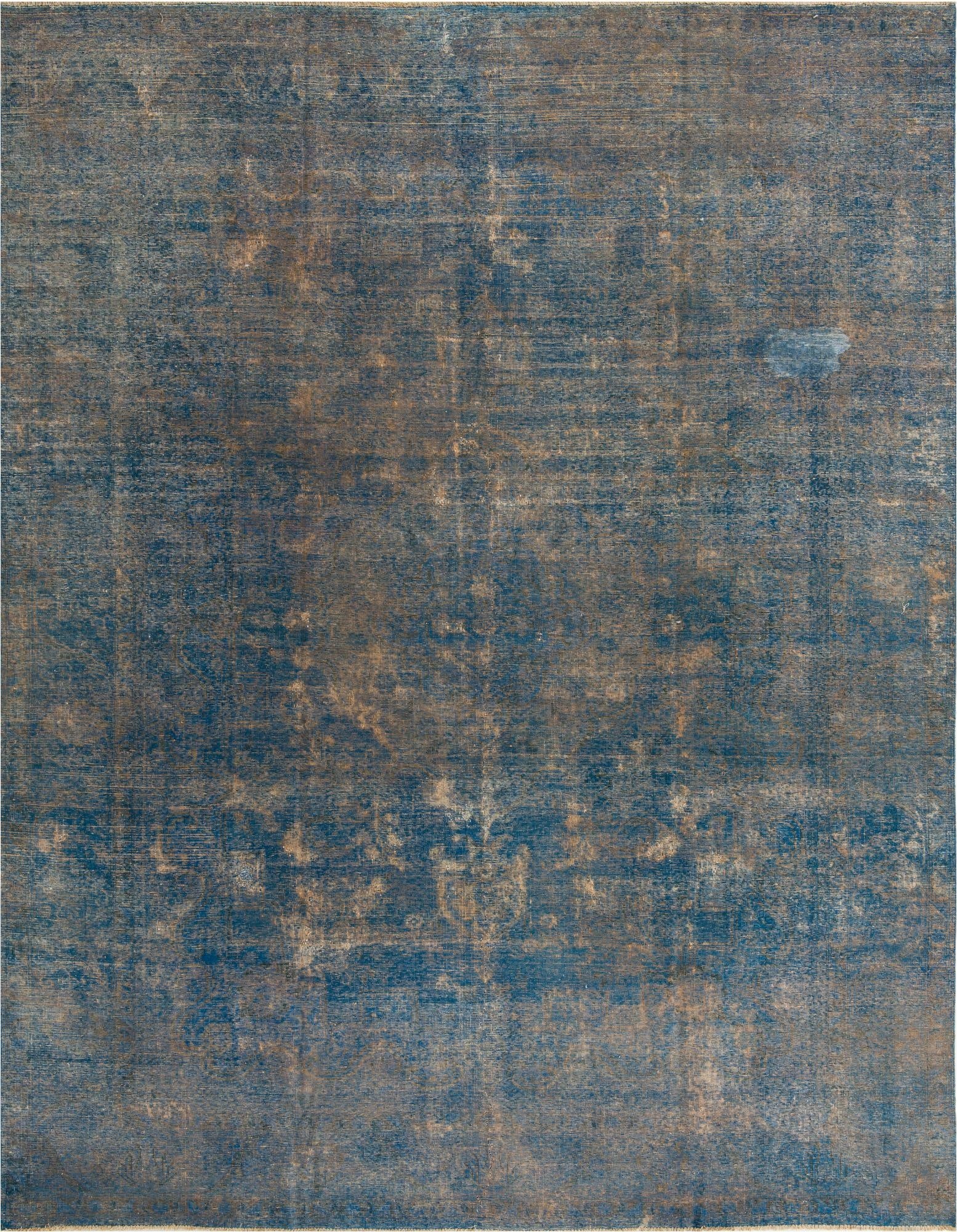  9' 5 x 12' 7  Hand Knotted Ultra Vintage Persian Wool Rug